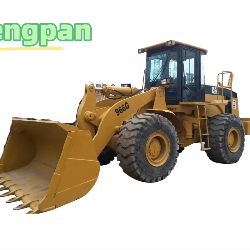 11000 12000 kg Poids de la machine Chargeur à roues CAT 966G utilisé avec pompe hydraulique Nabtesco