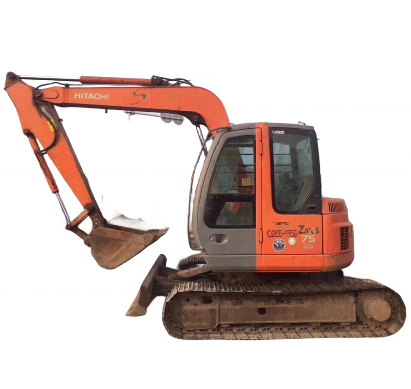 Excavateur original japonais 7T Hitachi zx75us zaxis75us Crawler Digger avec moteur EPA