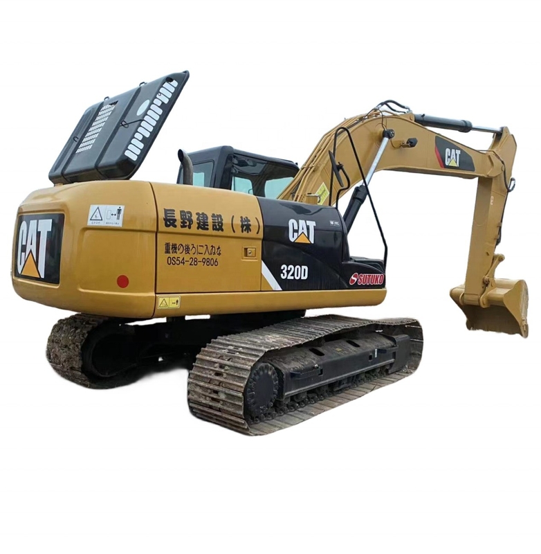 Excavateur CAT 320D d'occasion de 20 tonnes avec moteur EPA et peinture originale GDI Caterpillar 320D