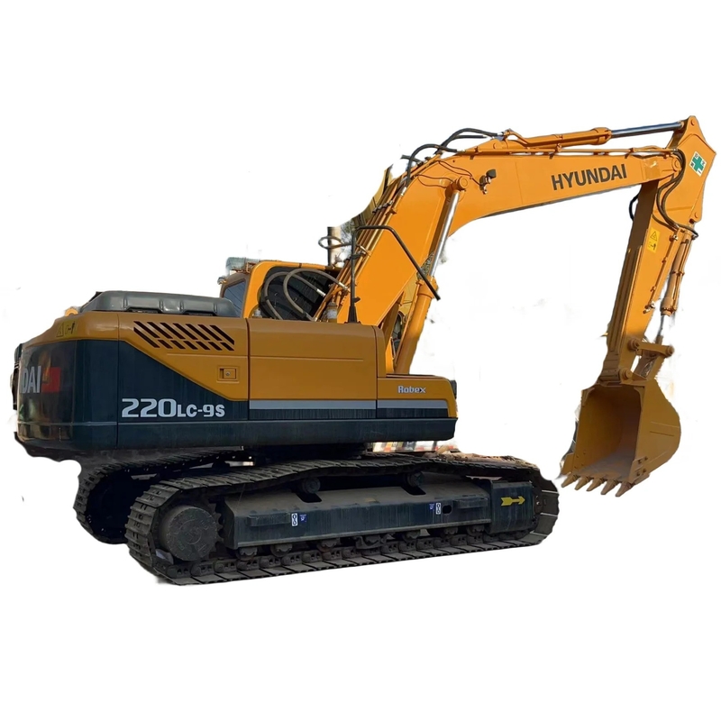 Peinture originale Hyundai 220LC-9S Excavator avec moteur 96KW et certification EPA