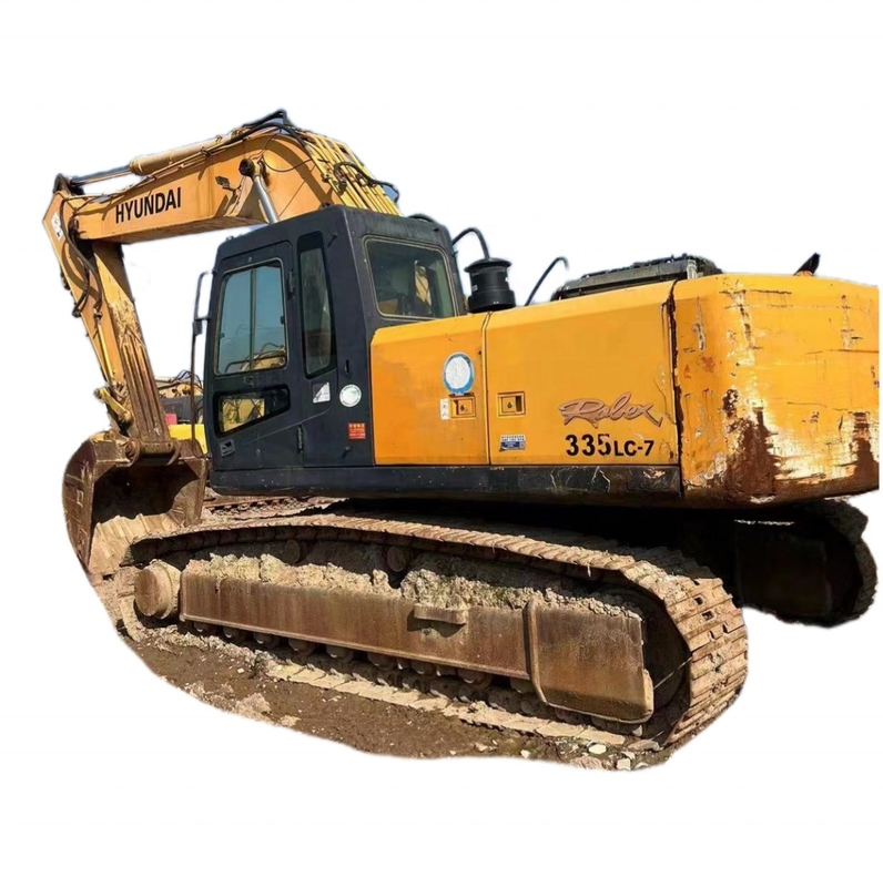 33 TON Corée EPA Moteur Hyundai 335LC-7 Excavateur hydraulique Excavateur mobile de type rampant
