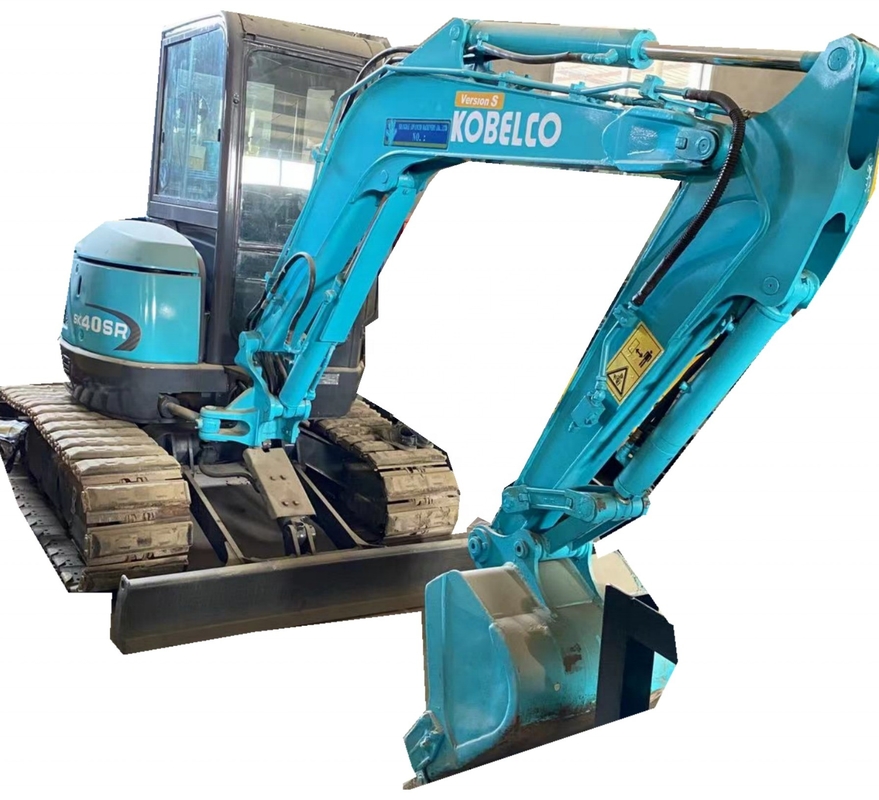 Mini-excavatrice Kobelco SK40SR utilisée avec et déplaçant le type Crawler du Japon