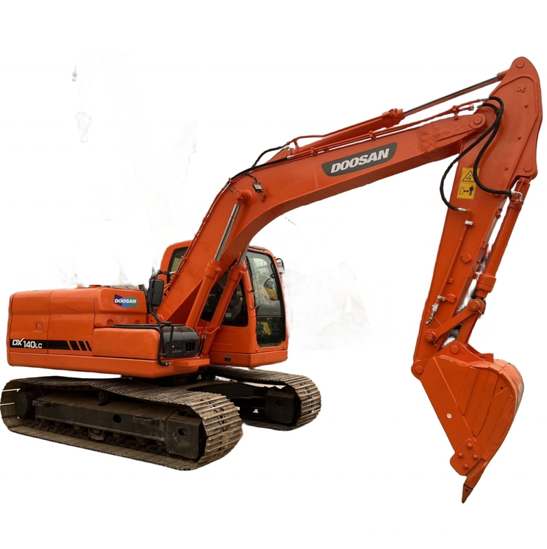 Excavateur de 15 tonnes de 20 kW utilisé par Doosan DX140LC au Japon Excavateur original utilisé par Doosan
