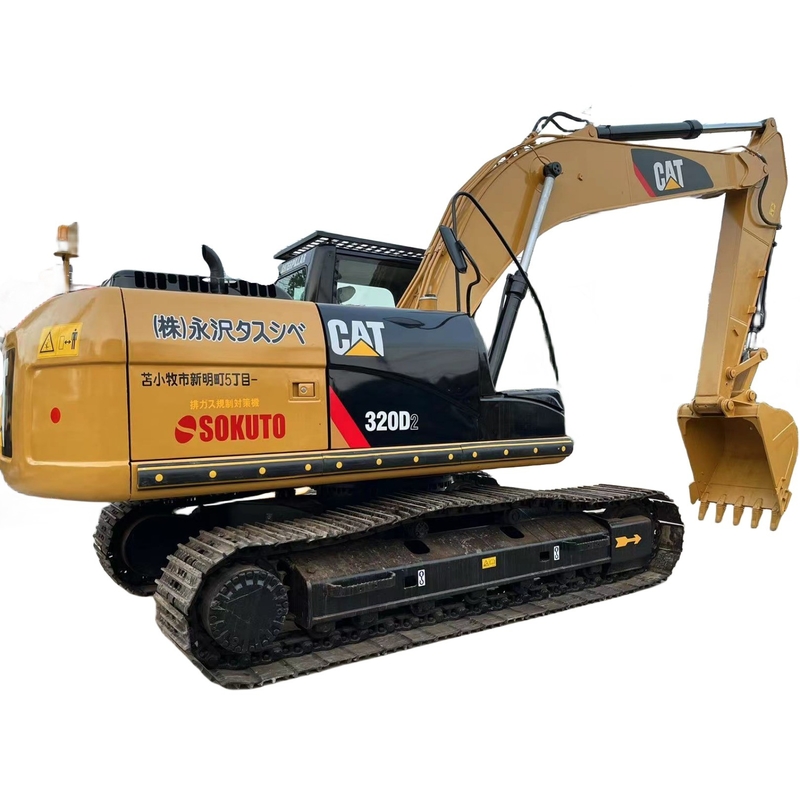 20 tonnes de poids de fonctionnement utilisée au Japon Diesel Digger 320D2 avec moteur d'origine au mieux