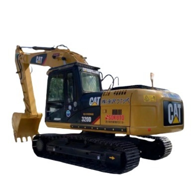 20000 kg Peinture d'origine utilisée Diesel Machine de creusement Excavateur Crawler Caterpillar 320D