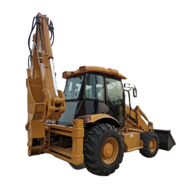Bonne machine de chargement à roues japonaise 428 CAT 428F d'occasion avec 15000 kg de poids