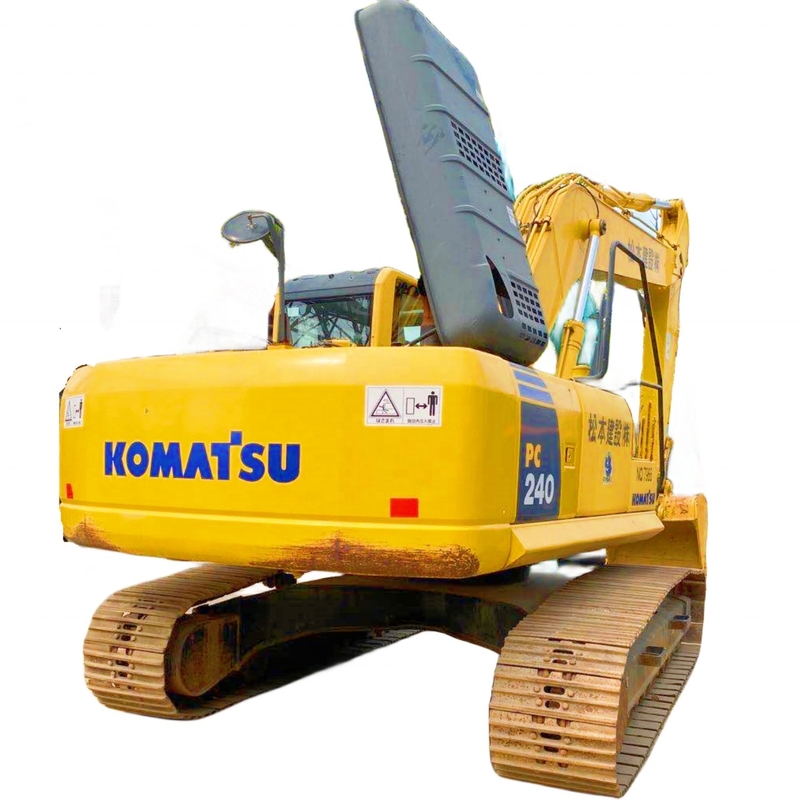 Cylindre hydraulique LiYuan Utilisé Komatsu 24ton Excavator PC240 au Japon Peinture originale