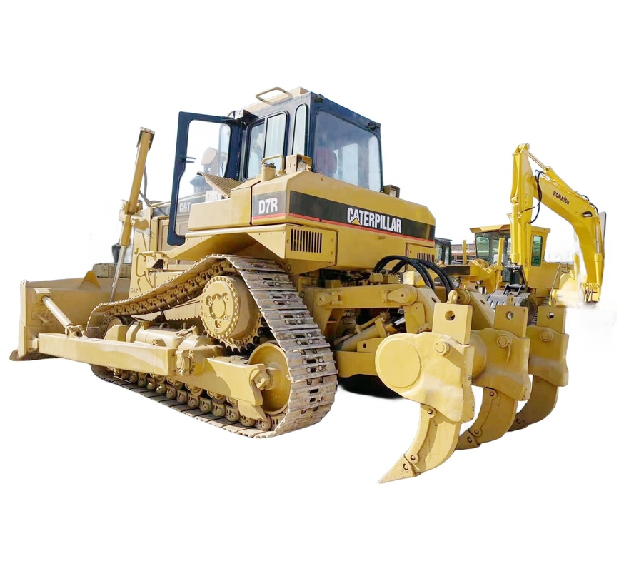 Peinture d'origine utilisée Caterpillar D7R Moteur EPA Bulldozer avec capacité de seau de 3,6 m3