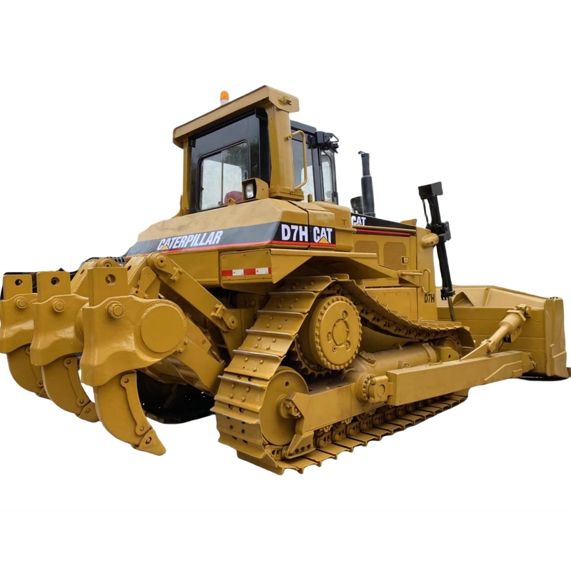 Japon Original Caterpillar D7H Bulldozer d'occasion de 15 tonnes avec une capacité de 4m3 au Japon
