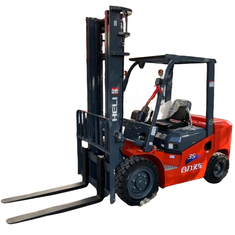 HELI 35 Mini camion de levage de palettes de 3,5 tonnes avec un temps de travail réduit et une largeur de fourchette de 940 mm