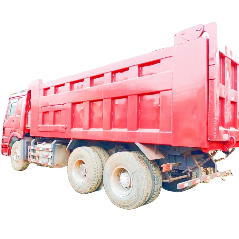 Truck à ordures d'occasion HOWO 375 avec peinture originale et moteur EPA du Japon au restaurant