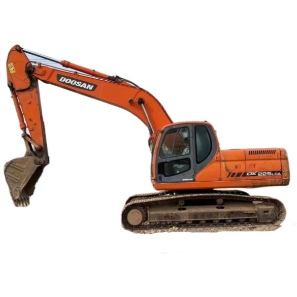 En bon état 2019 Doosan DX225LCA 22 tonnes Excavator Corée du Sud Fabriqué couleur originale