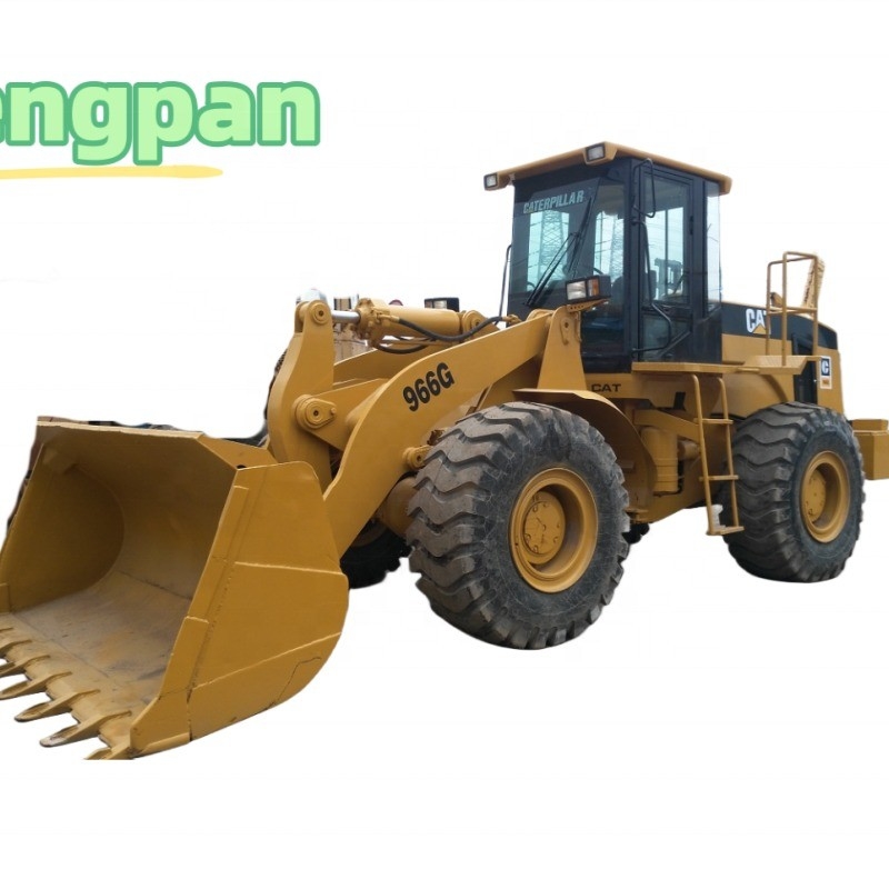 Service de chargement du port de Shanghai Chargeur à roues japonais 966G avec pompe hydraulique Huade