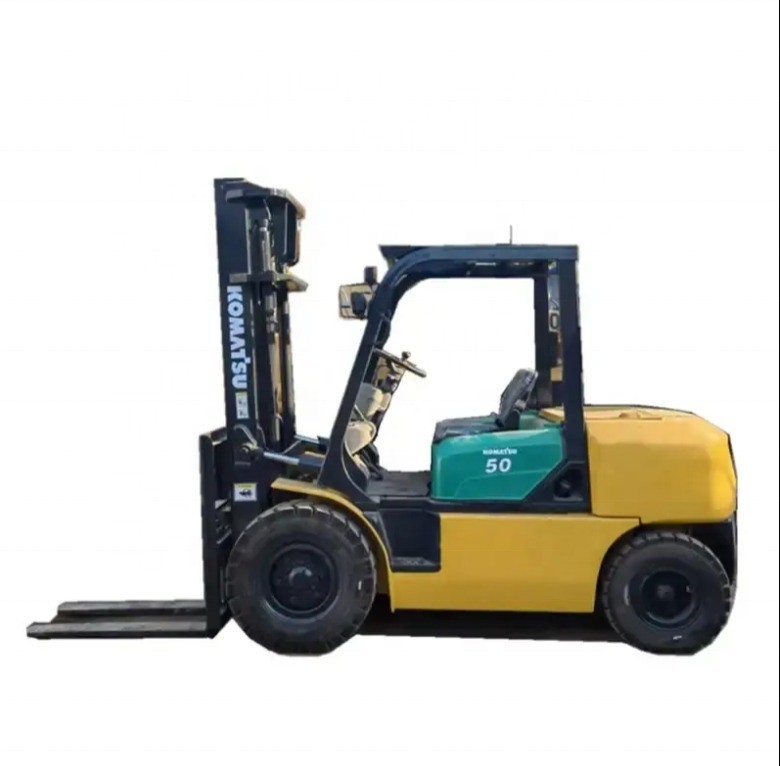 5 tonnes mini chariot élévateur diesel KOMATSU FD50 camion de levage de conteneurs pour usine de fabrication