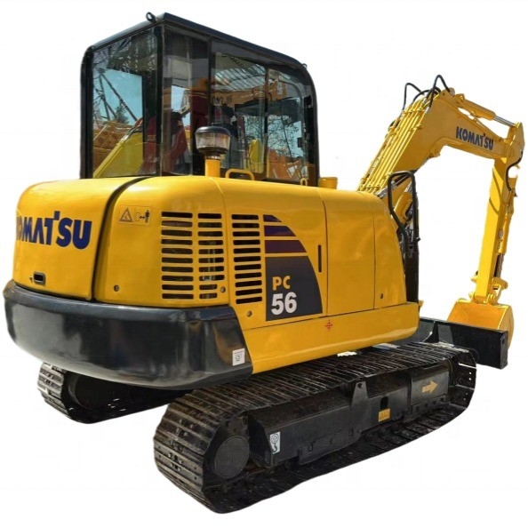 Excavateur Komatsu PC55 à prix abordable 5 tonnes Poids de fonctionnement 90% utilisé pour la construction