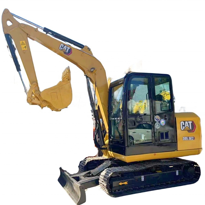 Machines de déplacement de terre Cat 305.5e2 Mini-excavatrice à chenille avec moteur CAT original