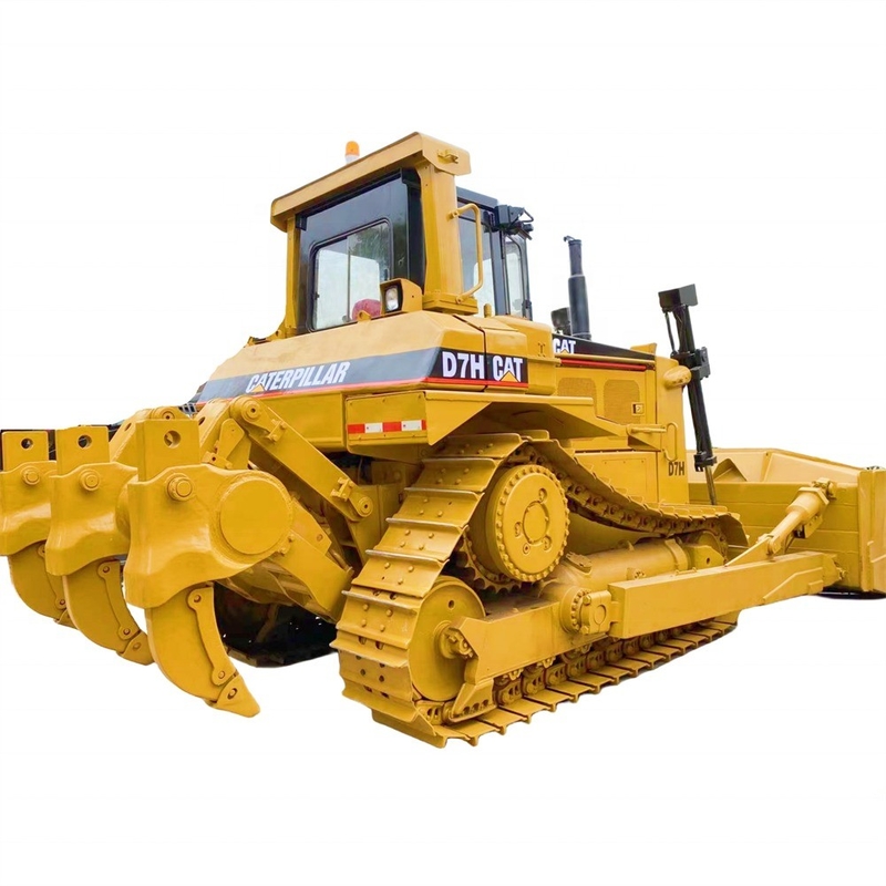 6m3 Capacité de sommeil Moteur original de chatte de seconde main Cat D7H Bulldozer de chenille d'occasion