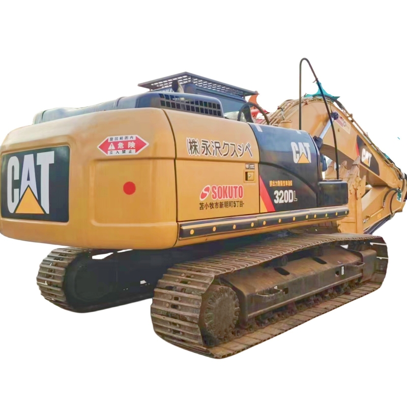 Excavateur à rouleaux CAT 320DL d'occasion avec moteur Robin en excellent état de fonctionnement