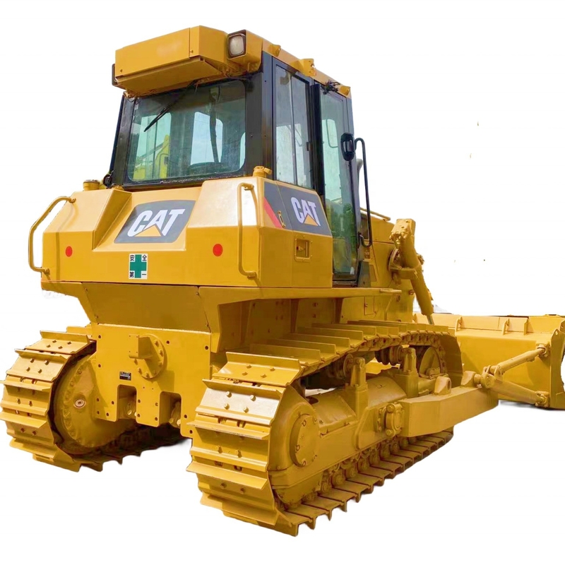 Bonne performance du bulldozer CAT D7G2 de fabrication japonaise dans les ateliers de matériaux de construction