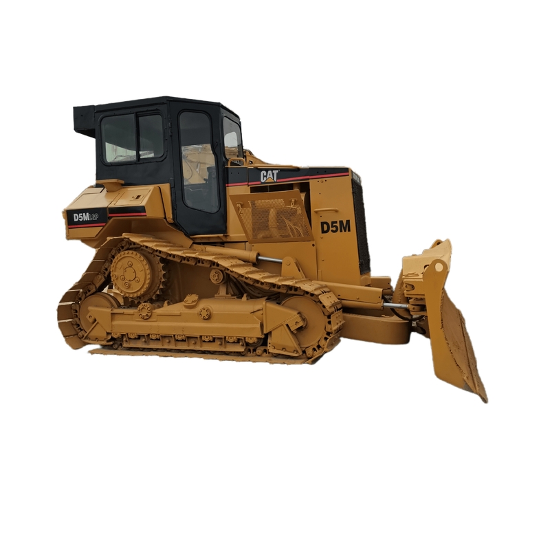 Bulldozers CAT D5M à haute efficacité de fonctionnement japonais avec de courtes heures de travail