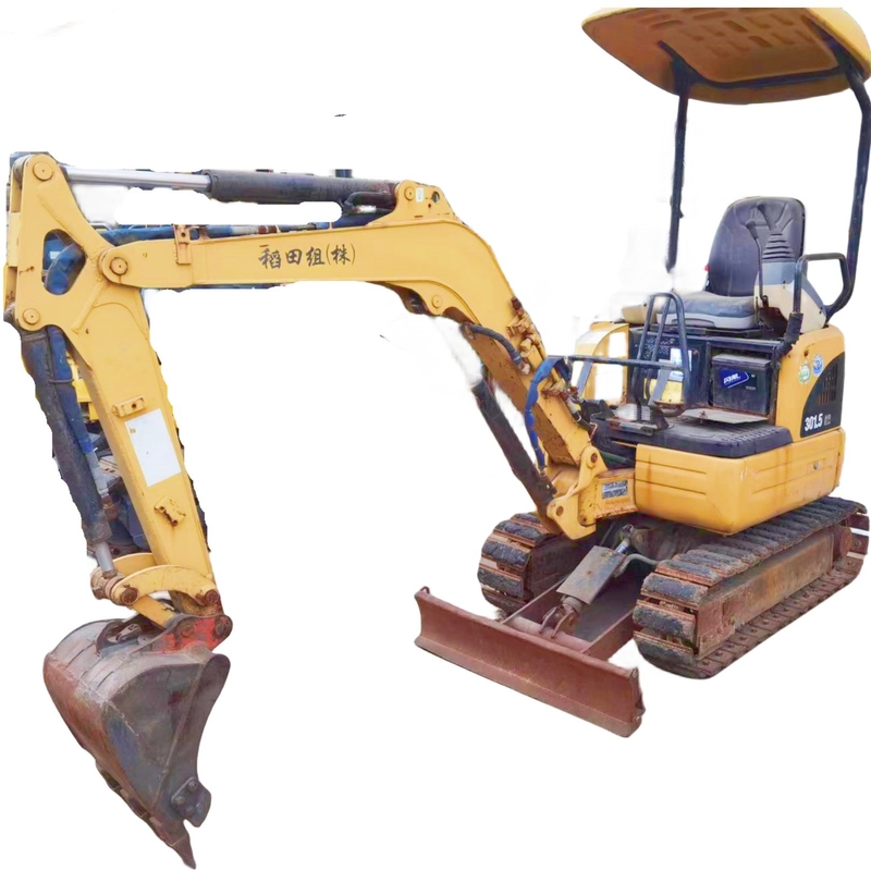 CAT301.5CR Mini Excavator 2022 Année avec des heures de travail faibles et une vitesse de rotation de 9,8 tours par minute