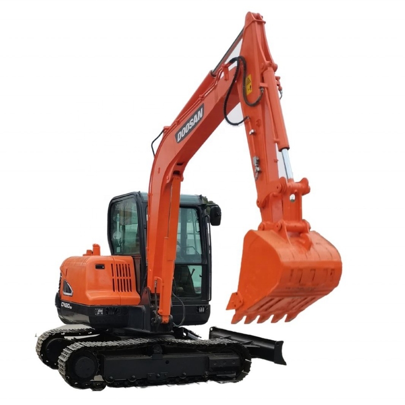 Excavateur d'occasion Doosan DX60 en bon état Excavateur d'occasion Heures de travail 0-2000