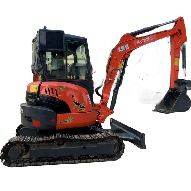 Excavateur hydraulique d'occasion Kubota U35 avec conception Crawlerl et de faibles heures de travail