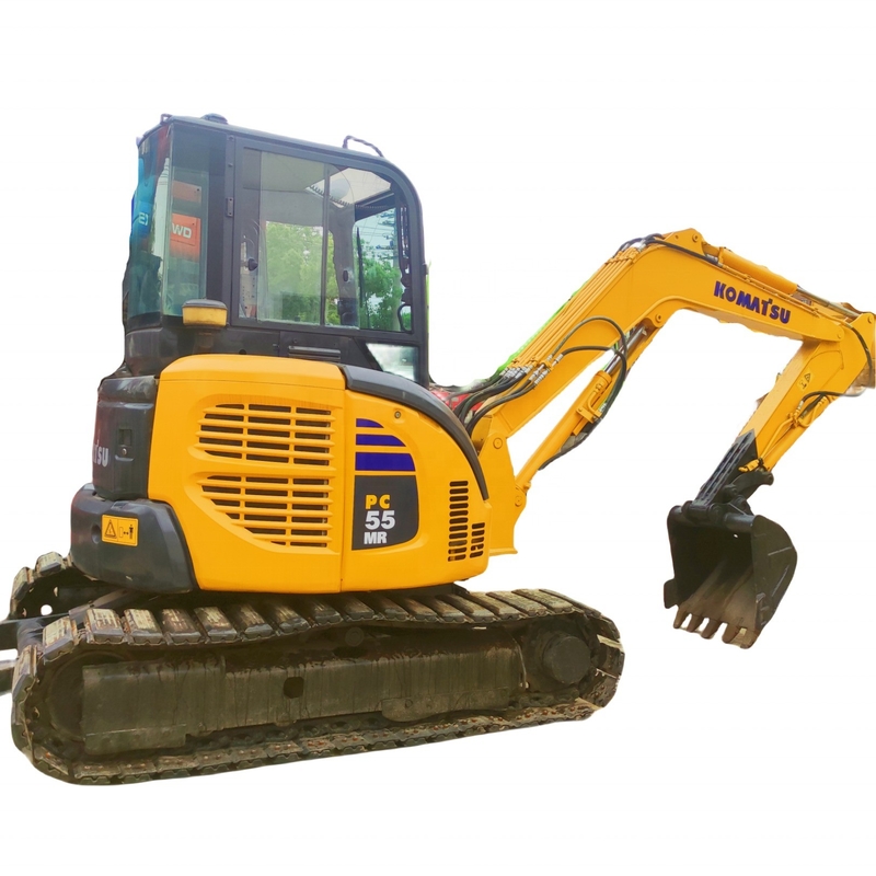 Meilleure excavatrice à chenille de 5 tonnes Komatsu PC55 avec 0 à 2000 heures de travail et pompe hydraulique