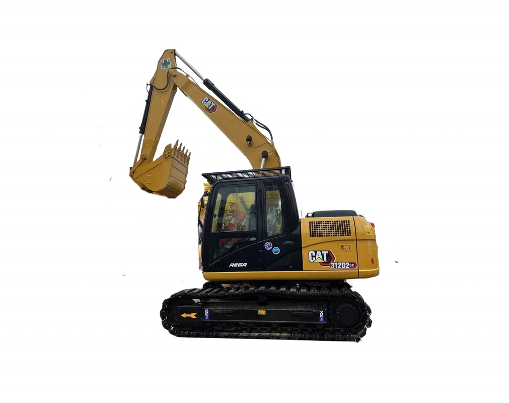 Excavateur à chenille d'occasion japonais d'origine CAT 312D2GC à basse durée de travail 0-200
