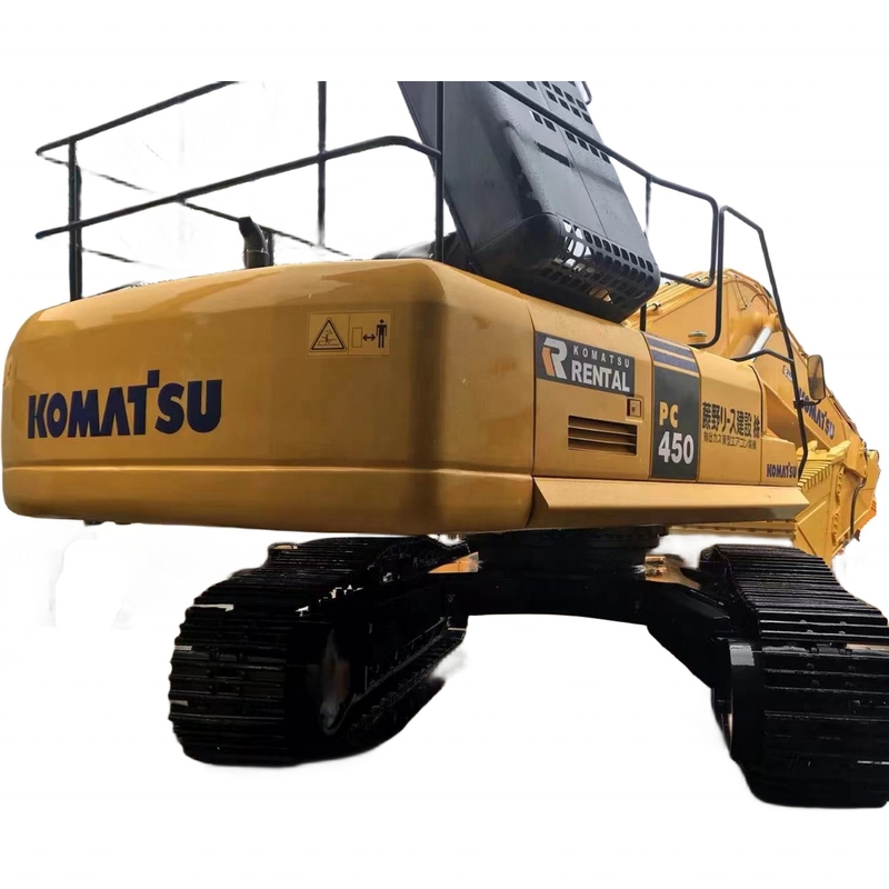 KOMATSU pc450-7 Excavatrice de 45 tonnes Machines lourdes avec des heures réduites et cylindre hydraulique