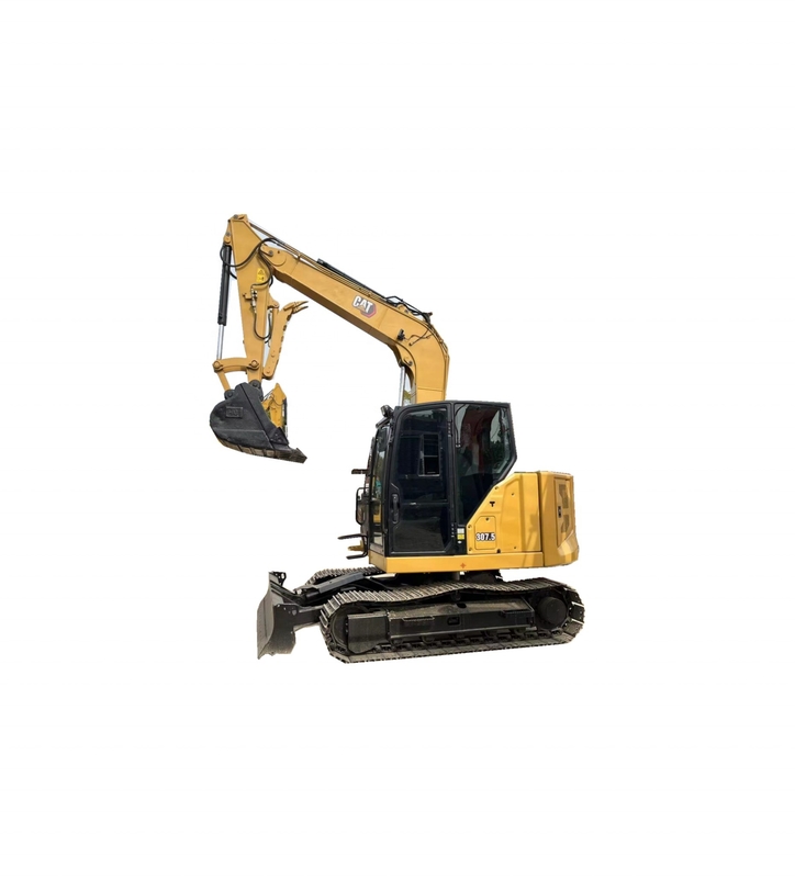 CAT 307.5 Mini creuseuse à rampe de 7,5 tonnes du Japon avec système hydraulique et puissance de 36 kW