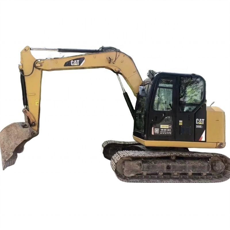 Une excavatrice d'occasion Cat 308E2 de fabrication japonaise