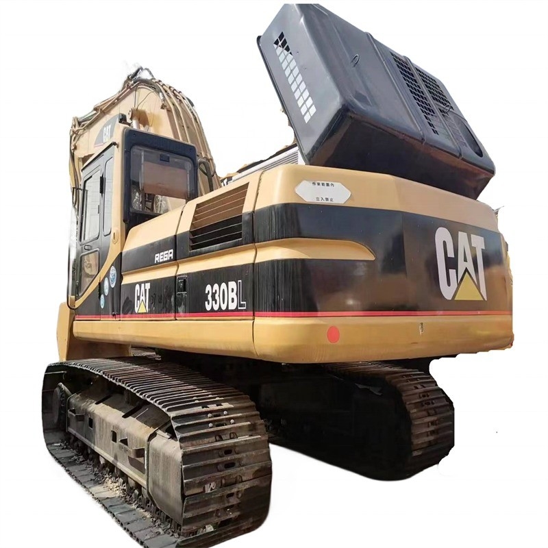 Excavateur de 30 tonnes CAT 330BL Excavateur original utilisée pour des travaux de construction polyvalents
