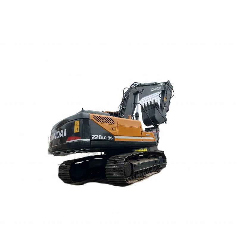 Hyundai Excavator 220lc-9 d'occasion bien entretenu avec couleur originale en Corée