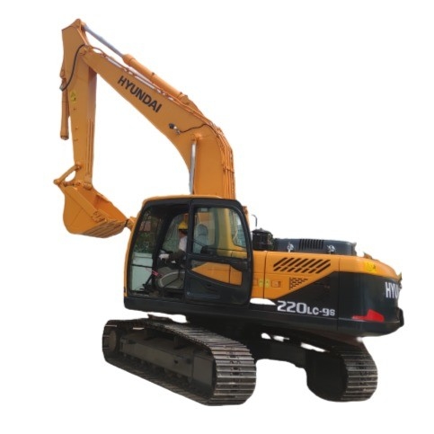 Cylindre hydraulique Liyuan Excavateur d'occasion Corée Peinture originale Excavateur Hyundai 220LC-9S