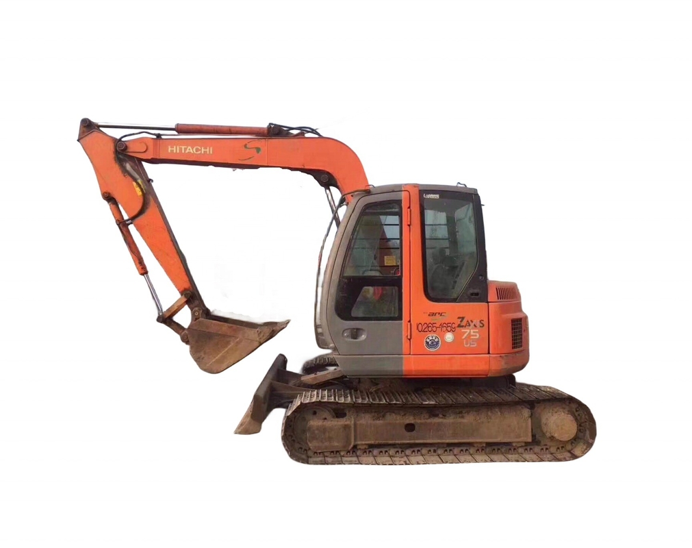 Japon Original HITACHI ZX75US Mini Excavateur 7,5 tonnes Crawler Hydraulique Creuseur en stock