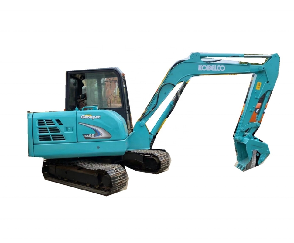 Excavateur KOBELCO SK60 d'occasion à Shanghai Excavateur d'occasion avec peu d'heures de travail