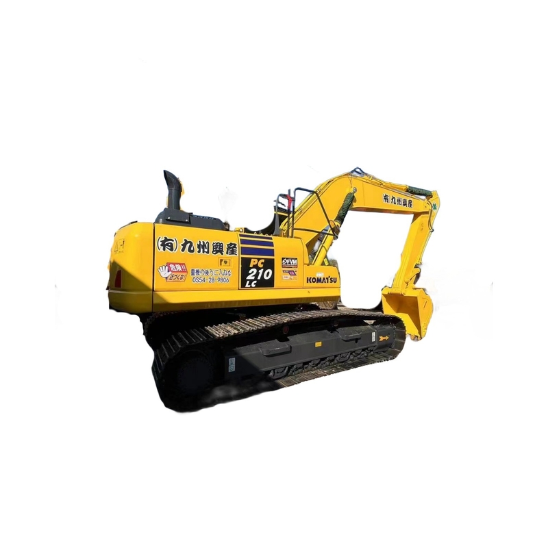Excavateur d'occasion KOMATSU PC210-8 en bon état avec peu de temps de travail