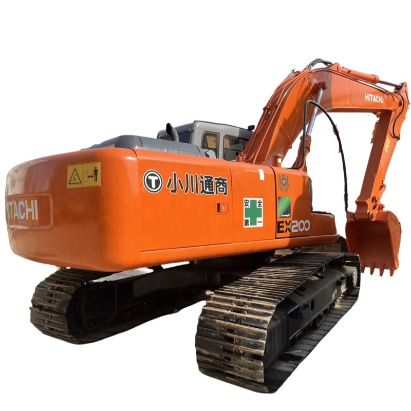 Excavateur HITACHI EX200 Zaxis 120-6 avec moteur ISUZU et soupape hydraulique Vickers