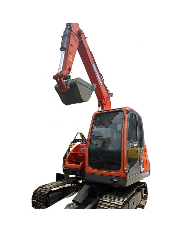Peinture originale DOOSAN DX80-9C Excavateur hydraulique à roues en stock à pour la construction