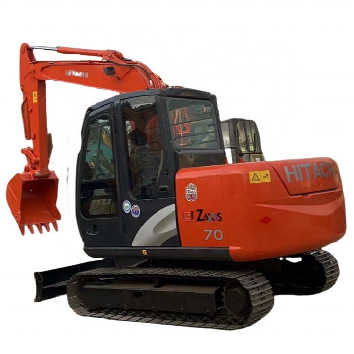 Excavateur à chenille japonais d'origine Hitachi zx70 avec moteur EPA et conception de chenille