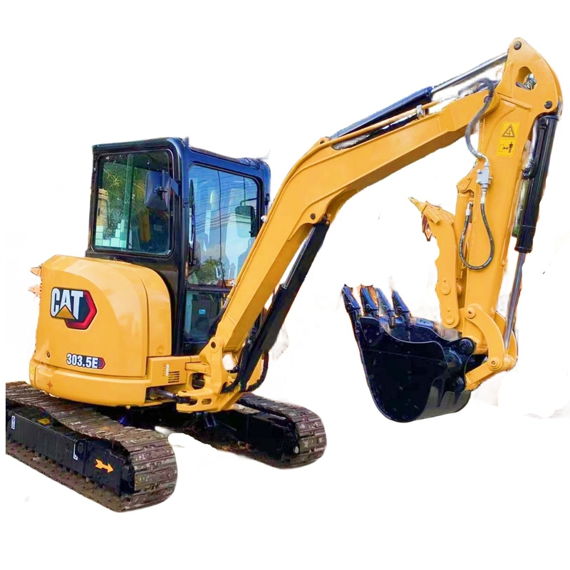 Utilisé Caterpillar 303.5 Excavator diesel 5,5 tonnes avec peinture originale en bon état