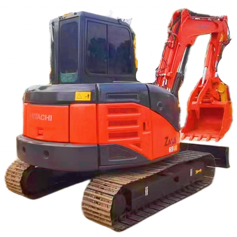 Conception habile Hitachi ZX65U Excavatrice hydraulique à remorqueuse utilisée 0,8 tonnes Poids de fonctionnement