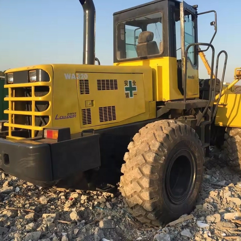 Chargeuse à roues de 20 tonnes utilisée de Komatsu WA320 avec moteur original et pompe hydraulique Liyuan
