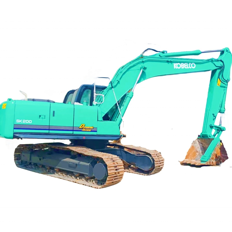 Le Japon utilise une excavatrice Kobelco SK200 avec une peinture originale et une vanne hydraulique Liyuan