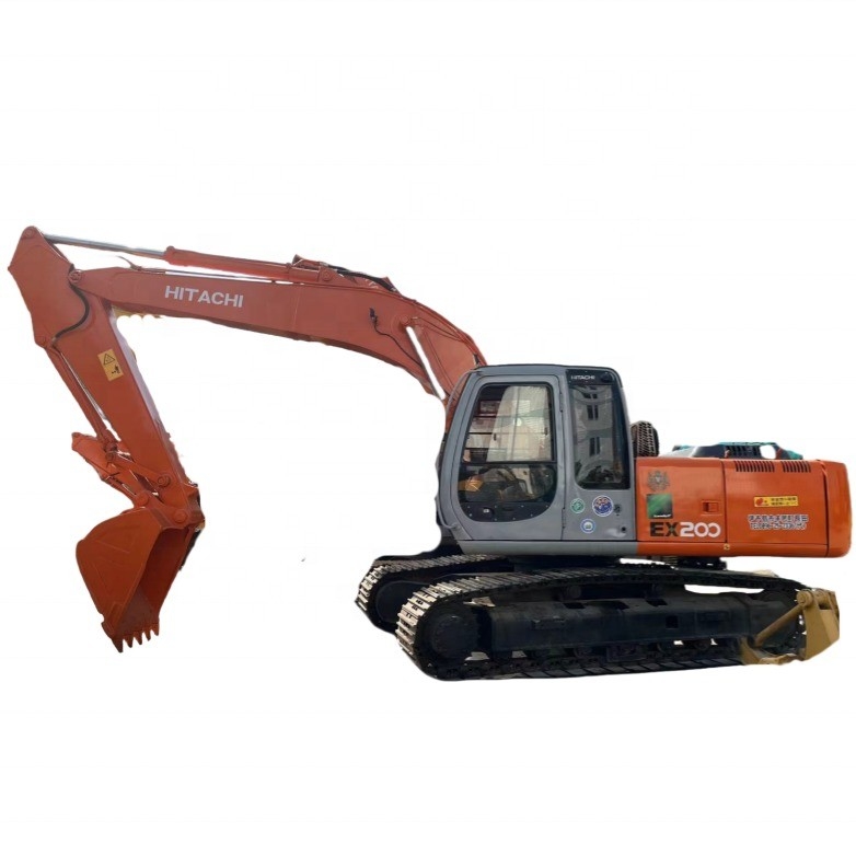 Excavateur d'occasion Hitachi EX200-3 en bon état de fonctionnement à un prix abordable avec couleur rouge