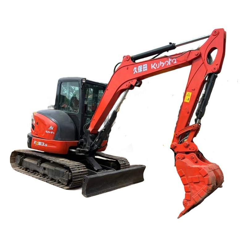 Japon Moteur en bon état Excavateur d'occasion Kubota KX163-5 avec peu d'heures de travail