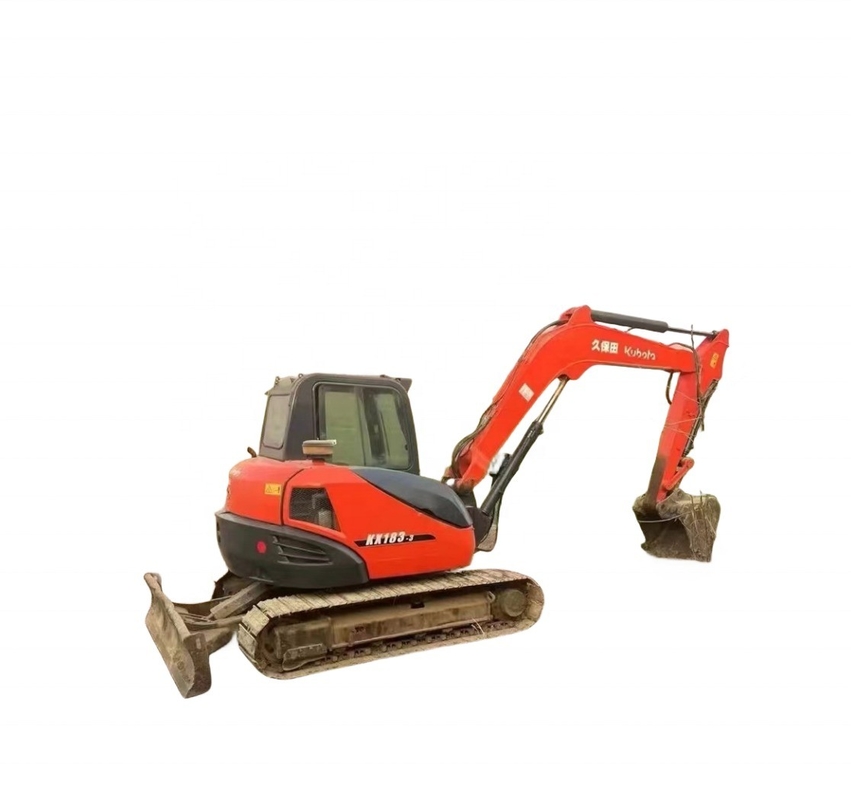 Excavatrice Kubota KX183-3 d'occasion avec moteur japonais et cylindre hydraulique Liyuan