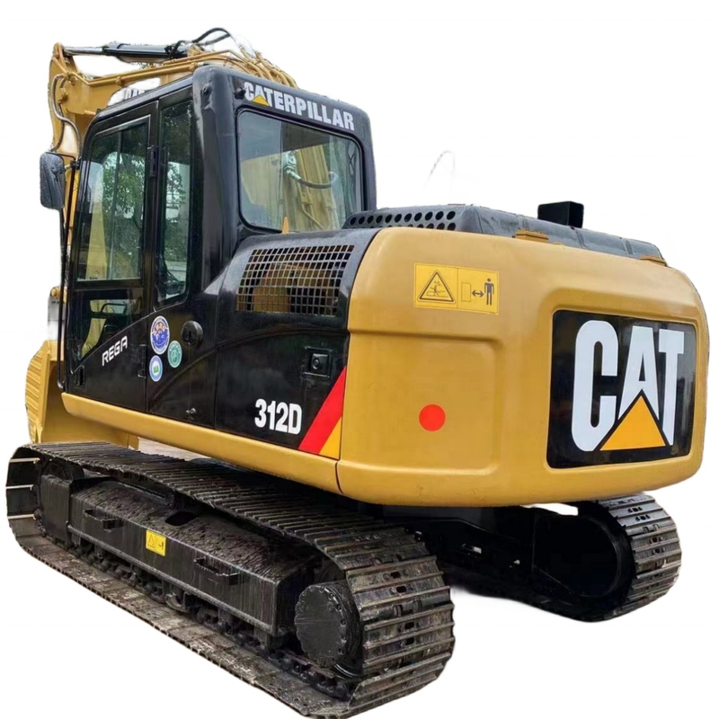 Excavateur à rouleaux 312D en bon état avec une capacité de seau de 0,52 m3