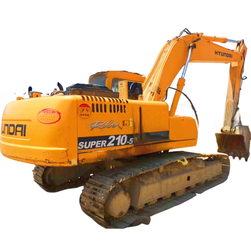 Excavateur Hyundai 210-5 de 20 tonnes Excavateur à rouleaux d'occasion avec moteur Hyundai